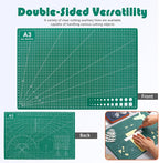 2 Packs Cutting Mats, 12inch x 18inch Rotary Cutting Mat Double Sided 5-Ply - Image 5