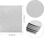 uxcell Silver Tone Shiny EVA Foam Sheets 11 x 8 Inch 2mm Thick - Image 2