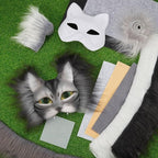 Seenelling DIY Therian Mask Kit Blank Cat Mask - Image 4