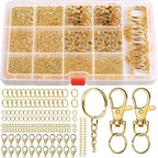 LEOBRO Jump Rings, Keychain Clip and Key Ring, Key Chain Rings, Lobster Claw by LEOBRO