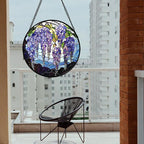 DASTOLL Stained Glass Window Hanging, and Mom 6.3x6.3 in - Image 3