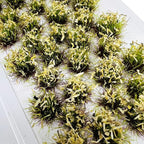 Woohome 70 PCS Flower Cluster Model 2 Color Static Grass Model Flower - Image 3