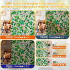 Stained Glass Window Privacy Film Decorative Rainbow Static Clings – Ideal - Image 4