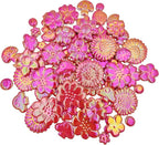 500g/1.1lb Ceramic Mosaic Tiles Mixed Shapes of Flowers, Mushrooms - Image 7