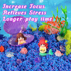 Carolart Mermaid Sensory Bin for Girls, Mermaid Toys, Ocean Sensory Kit | - Image 2