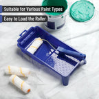 Bates- Paint Tray Set, Paint Roller Kit, 4 Inch Blue Tray & Frame, Small Paint - Image 4