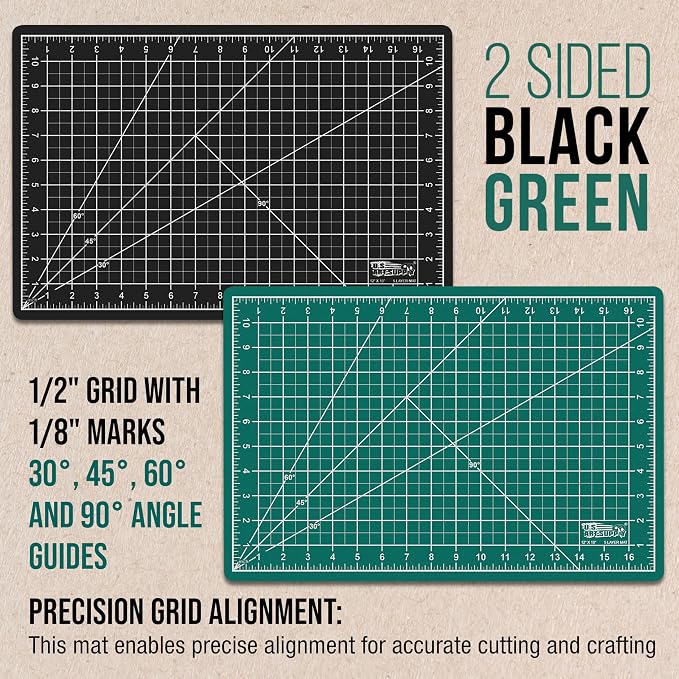 U.S. Art Supply 12" x 18" Self-Healing Cutting Mat 5-Ply - Image 3