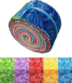 40 Strip Jelly Roll Fabric Strips - Image 4