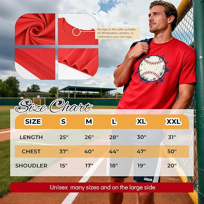 Joyclub 5 PCS Unisex Sublimation Blanks Bulk Polyester T Shirts - Image 3