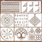Keluna Viking Stencils for Painting by KelunaPaintingStencils