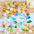 JOYIN 50 Pcs Mini Resin Animals Figures, Mix Resin Animals Figurines - Image 4