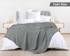 Utopia Bedding 100% Cotton Waffle Weave Blanket Twin Size - Image 2