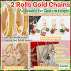 Namifin 374 Pcs Christmas Keychain Making Kit - Image 3