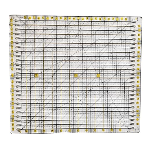 HONEYSEW Quilting Template Ruler Slotted Rulers Sewing Quilt Strip Rulers Guides - Image 2