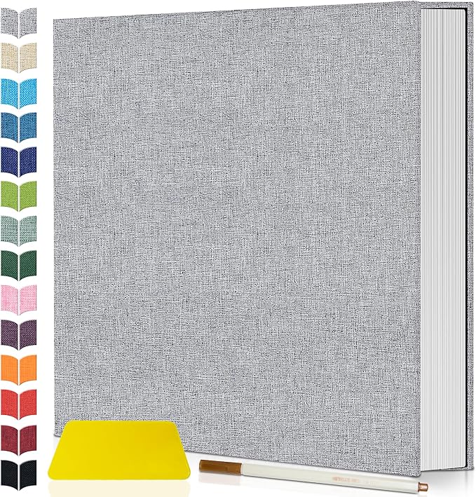 Artfeel Photo Album Self Adhesive Scrapbook, 60 Pages Large Photo Book by Artfeel
