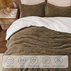BEDELITE Fluffy King Size Comforter Set - Image 6
