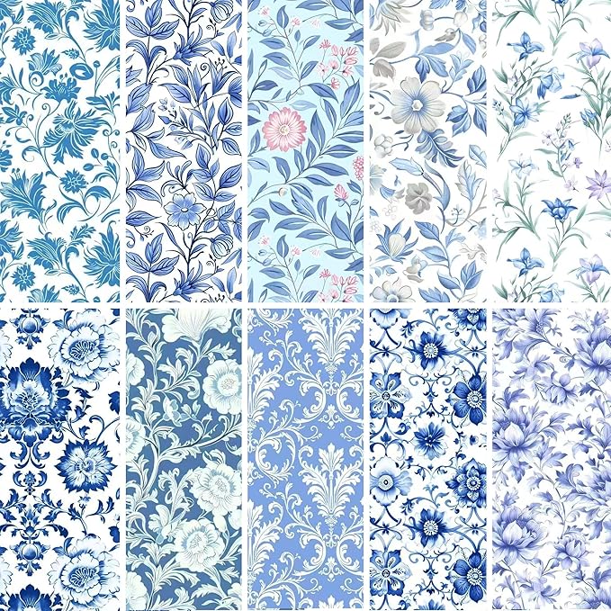 HANPATQUI 200PCS 4 x 4 inch 100% Cotton Fat Quarters Fabric - Image 3