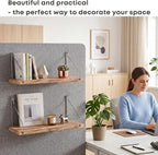Fabric Wall Cubicle Shelf with Hooks - Image 6