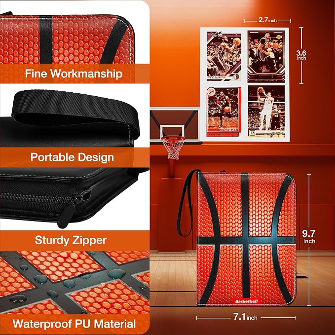 RONMONG Basketball Card Binder, 2025-2026 Sports Trading Card - Image 2