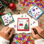 Foam Letter Stickers, 7 Sheets 3D Glitter Alphabet Stickers - Image 8