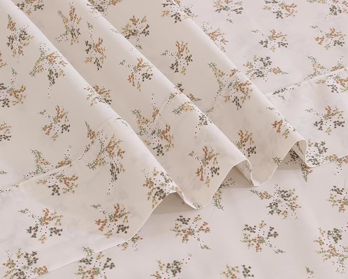 RUVANTI 100% Cotton Sheets – Full Size Percale Bedding, Cooling & Breathable - Image 6