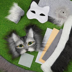 Seenelling DIY Therian Mask Kit Blank Cat Mask - Image 5
