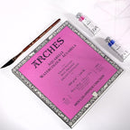 Arches Watercolor Paper Block, Hot Press, 7.9" x 7.9", 140 pound - Image 2