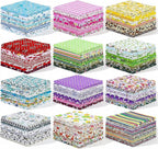 600pcs Cotton Fabric Squares 4" x 4" Fabric Scraps by Unknown