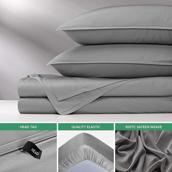 Pure Bamboo Full Sheets, Genuine 100% Organic Viscose Derived from Bamboo Bed - Image 6