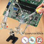 RamPro - Helping Hand Magnifier Glass Stand - Magnifying Lens, Crafting & - Image 6