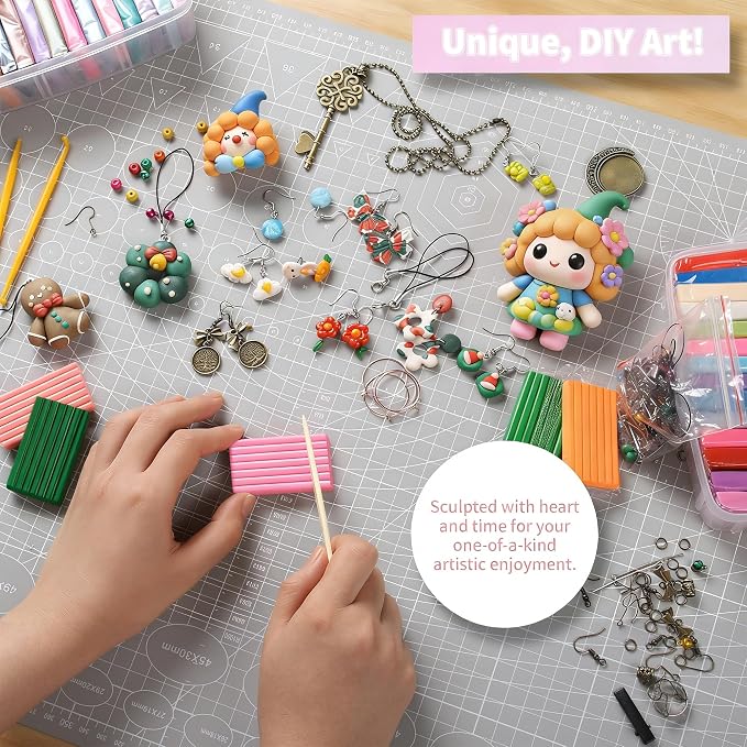 Aestd-ST Polymer Clay 92 Colors, Oven Bake Modeling Clay - Image 4