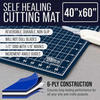 U.S. Art Supply 40" x 60" Self-Healing Cutting Mat 5-Ply - Image 2