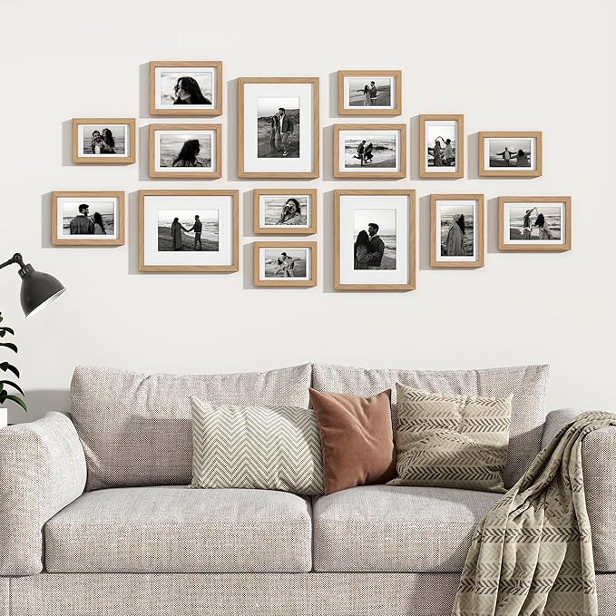 Venusmiles 15 Pack Picture Frames Collage Wall Decor, Gallery Frame Set - Image 3