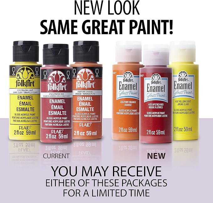 FolkArt Enamel Glass & Ceramic Paint in Assorted Colors - Image 2