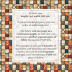 100% Cotton Fabric by the Yard – Turkish Quality Quilting & Sewing Fabric - Image 6