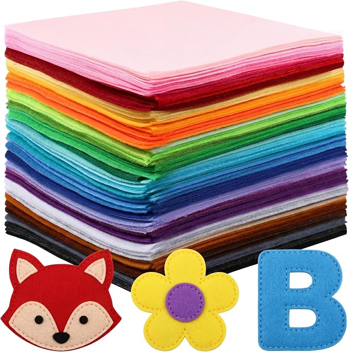 Reginary 120 Pcs 8 x 10 Inch Felt Sheets Bulk by Reginary