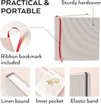 ARTEZA Watercolor Sketchbooks, 8.25 x 8.25 Inches, 68 Pages Each, 110 lb / 230 - Image 2