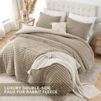 Smoofy Fluffy King Size Comforter Set 3 Pieces - Image 4