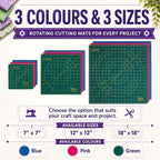 The Quilted Bear Rotating Cutting Mat 18" x 18" - Image 2