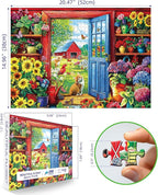MINIWAN Garden Cats Jigsaw Puzzle - Image 2