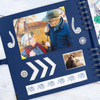 Bstorify Square Scrapbook Photo Albums 8 x 8 Inch Blue Hardcover - Image 6