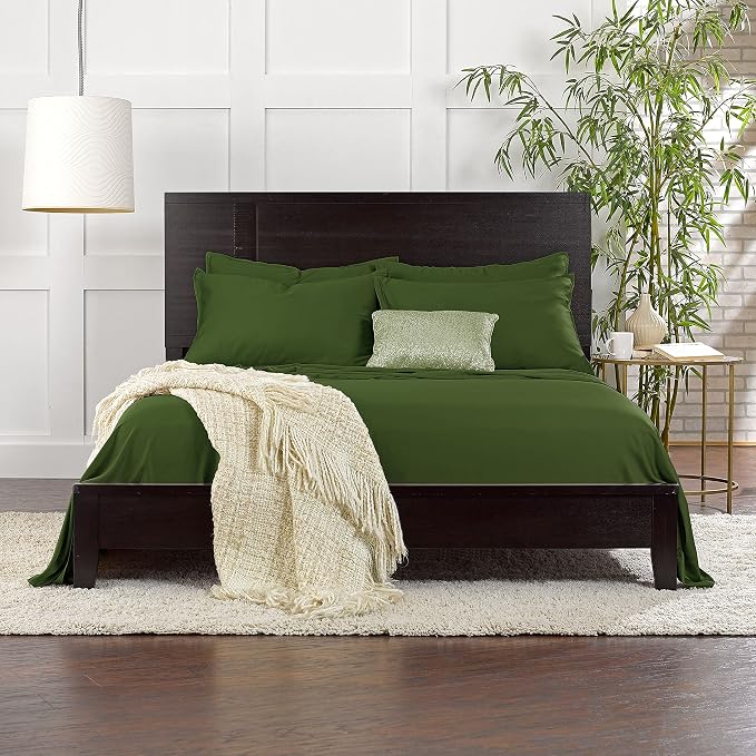 Pure Bamboo California King Sheets, Genuine 100% Organic Viscose Derived from - Image 5