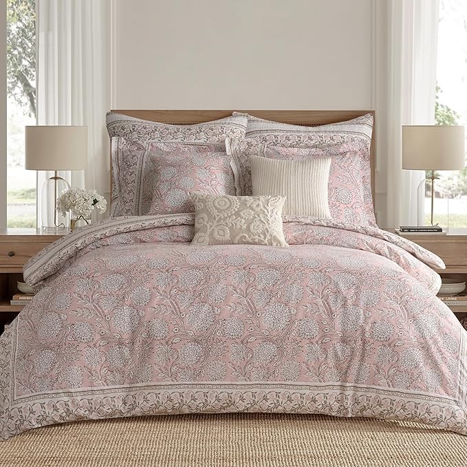 Levtex Home Adare Blush Reversible Full/Queen Comforter Set - Image 2