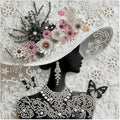 Gemozaic Diamond Art Kits for Adults, Elegant Woman Special Shape Diamond by Gemozaic