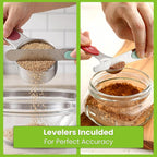 Spring Chef 15 Magnetic Measuring Cups & Spoons, Desert Sunset | Nesting - Image 6