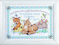 Design Works Crafts Counted Cross Stitch, Woodland Baby Sampler, 12 by 13 by Design+Works+Crafts