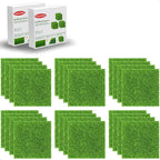 24 Pcs 6 X 6 Inch Fake Grass Decor by KAEZDD