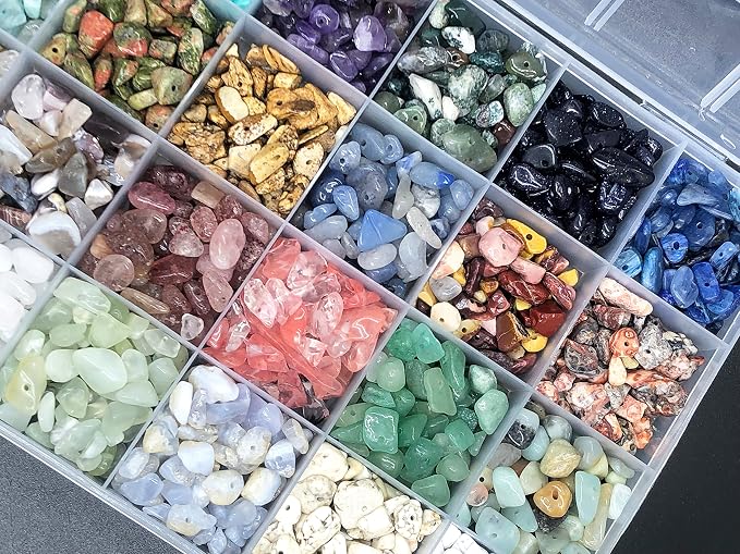 Gemstone Beads Natural Irregular Shaped Stone Chips Crystal Energy Healing Power - Image 5
