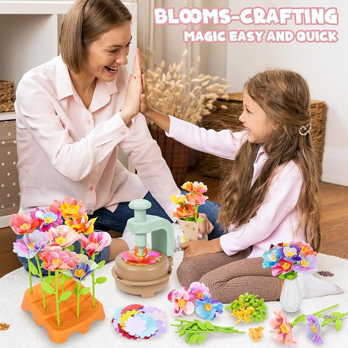 Fabric Flower Bouquets Toys, DIY Craft Kits Toys - Image 6