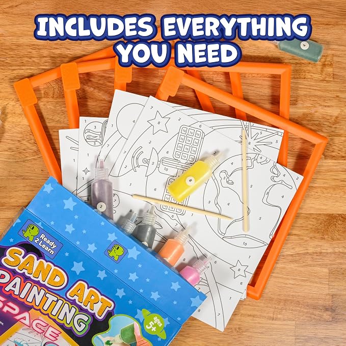 READY 2 LEARN Sand Art Painting | Space | 4 Outer Space Sand Art Pictures | 10 - Image 6